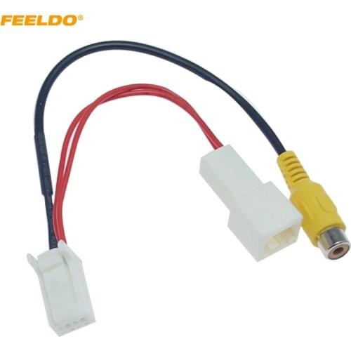 FEELDO Car Rear Camera Video Plug Converter Cable Adapter For Dongfeng Fengguang 360/370 Parking Reverse Wiring #6106
