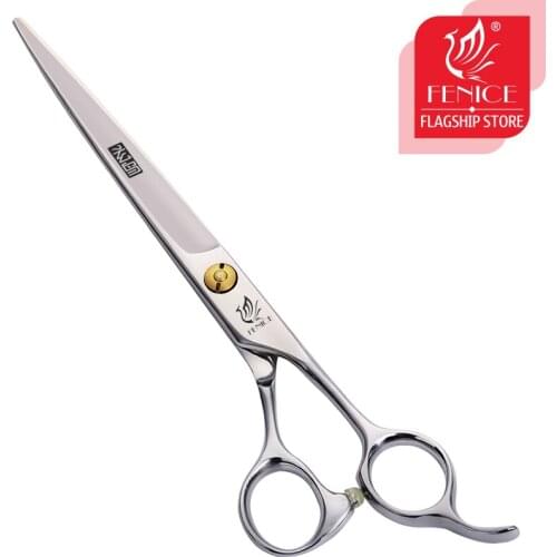 Fenice 6.75 inch Pets Professional Grooming Cutting Scissors Dogs /Cats Groomer Shears Japan 440C Stainless Steel