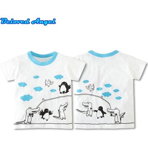 2019 Kids Baby T Shirt Boy Girl T-Shirt 100% Cotton Clothes Baby Clothing Cartoon T Shirts Summer Short Sleeves Tops TShirt 2-6T