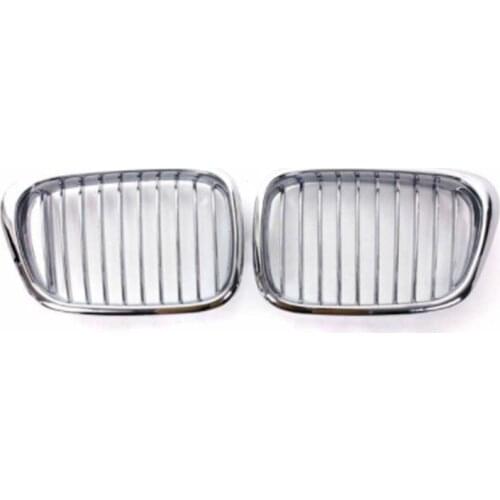 Pair Chrome Front Kidney Grille Grilles for BMW E39 M5 5-Series 525I 528I 530I 1995-2003 51137005837