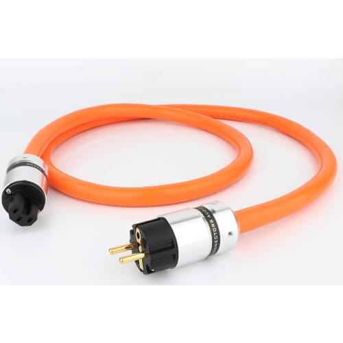 Hifi K-800 Pure Copper Power Cable European standard Power Connector EU Schuko Power Cord