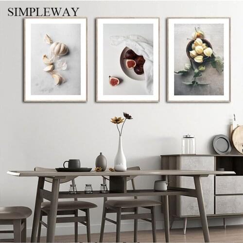 Fruit Vegetable Food and Drink Canvas Painting Kitchen Poster Print Wall Art Decoration Picture Dinging Room Restaurant Decor