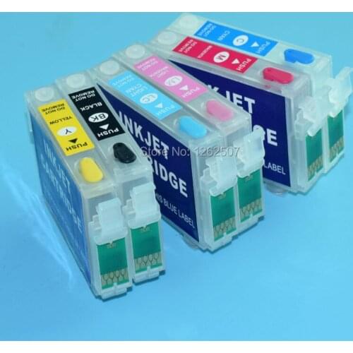 82N T0821N-T0826N Empty Refill ink cartridges For Epson R230 R390 RX590 R290 R295 RX690 RX610 TX615 Printer with ARC chip