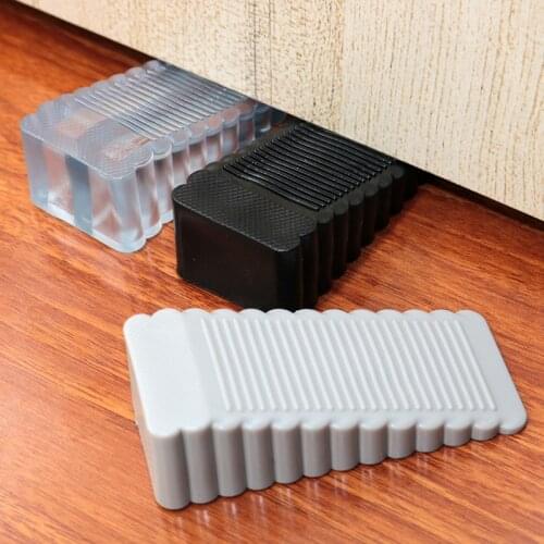 1Pcs Creative Silicone Door Stop Anti-Folder Hand Anti-skid Windproof Door Rear Retainer Anti-collision Stop