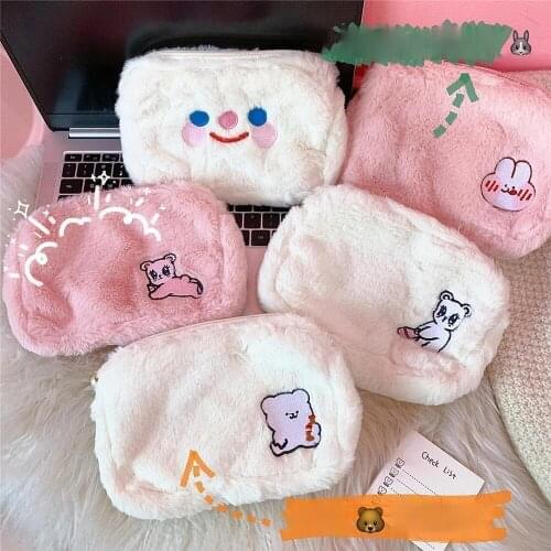 Ins Style Mini Sanitary Pad Storage Bag Small Ladies Cosmetic Bag for Travel Portable Lipstick Coin Sanitary Bag Storage Box