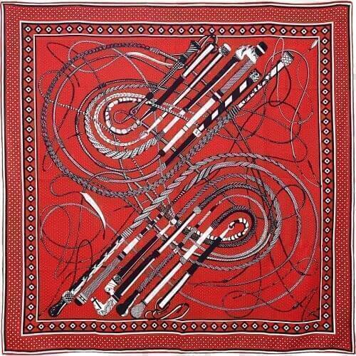 New lock hand-curled large silk wool scarf for women Square Women Shawl Brand Hijab Design Bandana Hand Rolled Hem Head Scarves