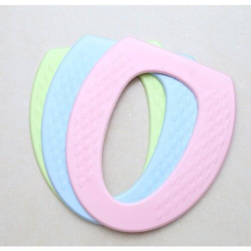 O-type High Foam EVA Waterproof Toilet Seat Padded Toilet Bowl Washable Bathroom Toilet Seat Cover Mat Lid Closestool