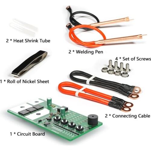 Portable Spot Welder 6.5-16V 100-900A DIY Spot-Welding Tool Set Battery Printed Circuit Board Welding Equipment