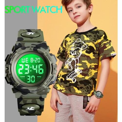 SKMEI Childrens Watches Kids Watches Fashion Sport Watch LED Digital Wristwatch For Kids Boys Girls Wrist Watches Relogio 1548