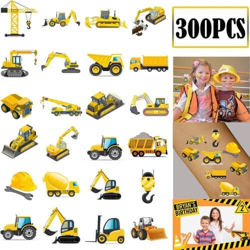 Boy Car Truck Construction themed first 1st 2nd 3rd 4th 5th 6th 7th 1 2 3 4 5 6 7 years old happy Birthday party decoration gift