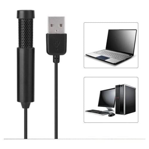 USB Microphone Condenser Microphone Mini Studio audio Mic for Laptop Computer Karaoke Microphone Universal Portable mic