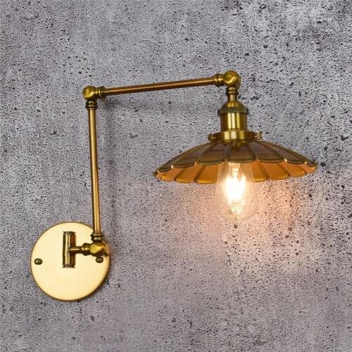 Loft Style Industrial Vintage LED Wall Light Double Long Arm Edison Wall Sconce Iron Antique Lamp Fixtures Home Lighting