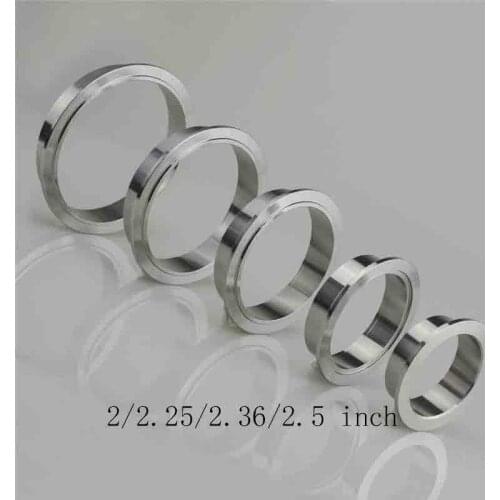 Top Quality 2/2.25/2.36/2.5 inch Auto Stainless Steel V band Male Famale Flange Exhaust Flange 76mm