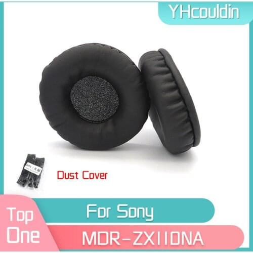 YHcouldin Earpads For Sony MDR-ZX110NA MDR ZX110NA Headphone Replacement Earpads Velvet Ear Pad