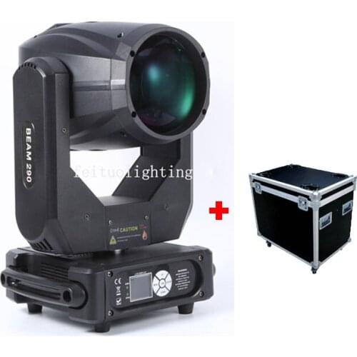 2pcs + Flight Case New Sharpy Beam Moving Head 290w Lyre Gobo Moving Head Dmx Moving Beam Light For Stage Dj Disco Party Event