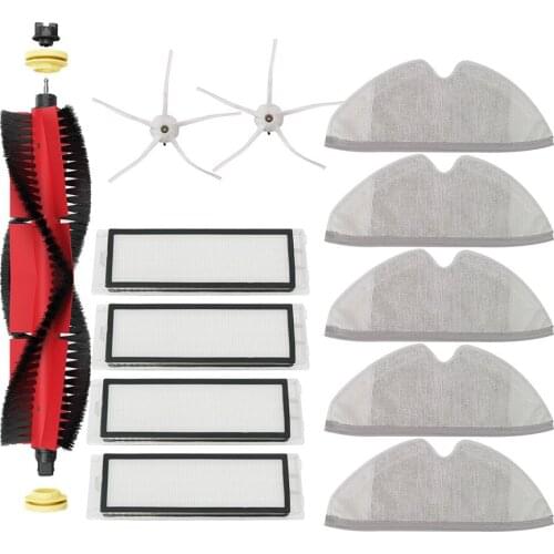 For XiaoMi Roborock S5 Max S50 S51 S55 S6 S60 S6 Pure S5Max Vacuum Accessories Mop Cloth HEPA Filter Main Brush Side Brush Parts