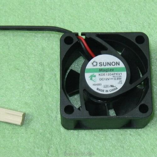 B159a SUNON KDE1204PKV1 4020 40mm x 40mm x 20mm Maglev Cooler Cooling Fan DC 12V 0.8W 2Wire 2Pin Connector