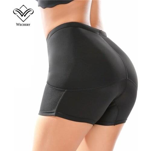 Wechery One Piece Padding Panties Hip Pads Butt Lifter Enhancers Women Control Panties Sexy Shapewear Body Shapers Shapewear