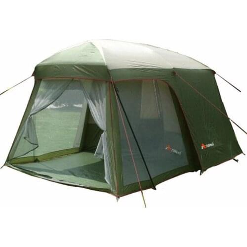 Double layer garden 5 8 person large family camping tent Outdoor leisure for 4 double-layer waterproof tourist party tents
