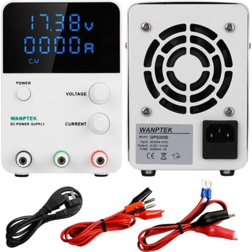GPS305D Mini 30V 5A LED Display Adjustable Switching DC Power Supply 4 Digits LED Voltage Regulator Laboratory Power Source