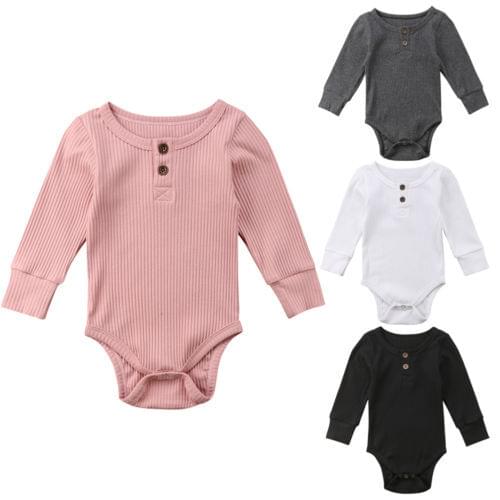 Newborn Toddler Baby Girl Boy Romper Jumpsuit Outfits Clothes