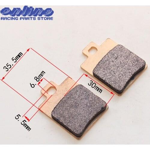 Motorcycle Copper front Brake shoes disc Pads for Motocross ATV 50cc 70cc 90cc 110cc 125cc ATV 4 wheeler Taotao free shipping