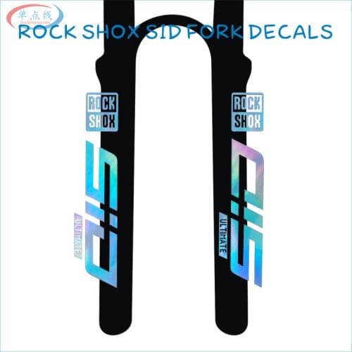 2021 ROCKSHOX SID sl Decals Mountain Bike Front Fork Stickers MTB Bicycle Front Fork Decals ULTIMATE Stickers Decoration Film
