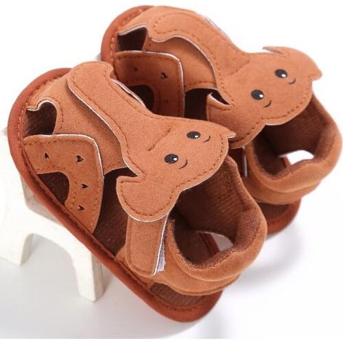 0-18M New Elephant Pattern Hollow Baby Boy Casual Prewalkers Soft Sole Summer Shoes