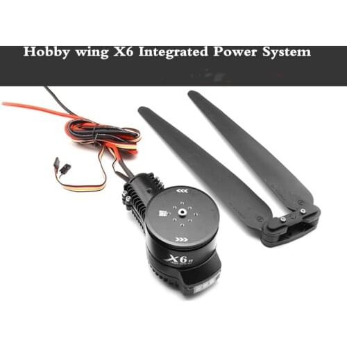 Newest Hobby wing X6 Integrated Power System for Agricultural Drone motor ESC propeller 30mm/28mm tube adapter motor mount combo