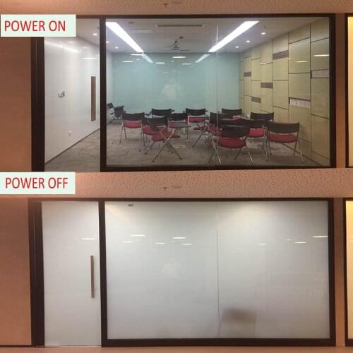 15x15cm/4.5X4.5Inch Smart PDLC Film White to Opaque Sample High quality Tint Film