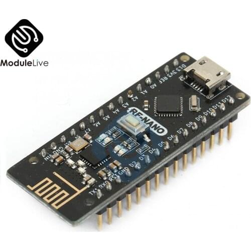 RF-Nano Nano V3.0 Micro USB Board QFN32 ATmega328P 5V 16M CH340 Integrate NRF24l01+2.4G Wireless Wifi Module For Arduino