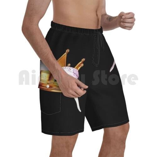 Beach Shorts Men Beach Pants Swimwear Music Original Rap Old School Biggie Notorious East Coast West Coast 2pac