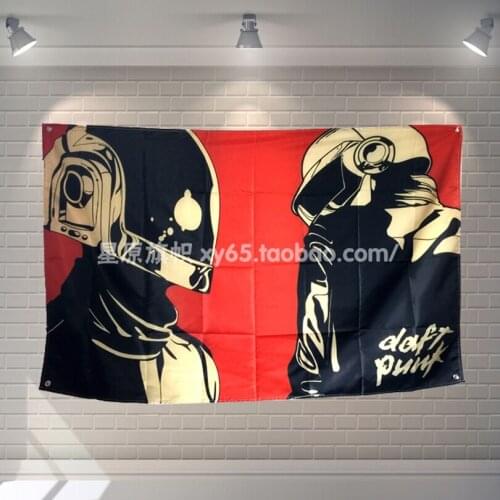 Rock Band Art Hanging Cloth Flag Banner Canvas Printing Wall Chart Band Logo Metal Music Posters Mural Bar Cafe Wall Decoration