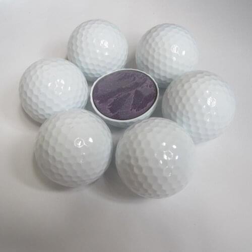 12pcs one dozen Wholesale blank 3-layer / 4 piece soft Urethane cover tournament Golf Balls
