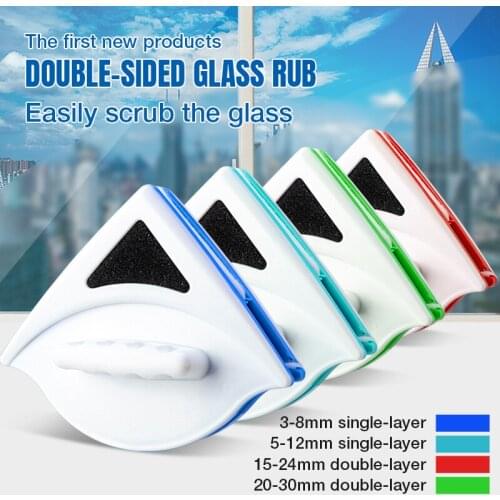 Window Brush Glass Cleaner Brush Tool Window Wipe Double Side Magnetic Glass Brush for Washing Household Cleaning Tool