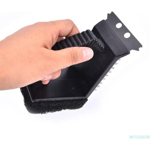 Cleaner Triple Barbecue Grill Brush Copper Steel Cleaning Brush Barbecue Cleaner