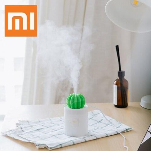 Xiaomi Youpin Air Humidifier Cactus Timing Aromatherapy Diffuser Mist Maker Fogger Mini Aroma Diffuser With Night Light for Home