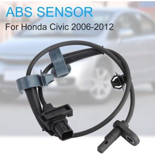 50% Hot Sales Rear Left ABS Sensor Durable High Reliability PVC Auto Sensor 57475-SMG-E01 for Honda Civic 2006-2012