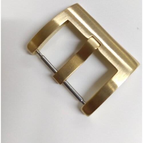 100% Bronze Brass made Screws / Pin Clasp 18mm 20mm 22mm 24mm 26mm Buckle Replace Watches Accessories for rubber leather watch