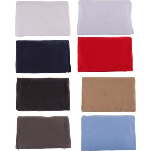 1 Yard Polyester Anti Pill Solid Fleece Fabric DIY Crafts Material for Plush Toy, Kids Wear, Pillows, Blanket, Hat Sewing