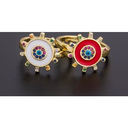 2020 Sun Flower Adjustable Ring Copper Cubic Zirconia Ring Women Engagement Ring Popular Exquisite Girl Decoration Jewelry Gift