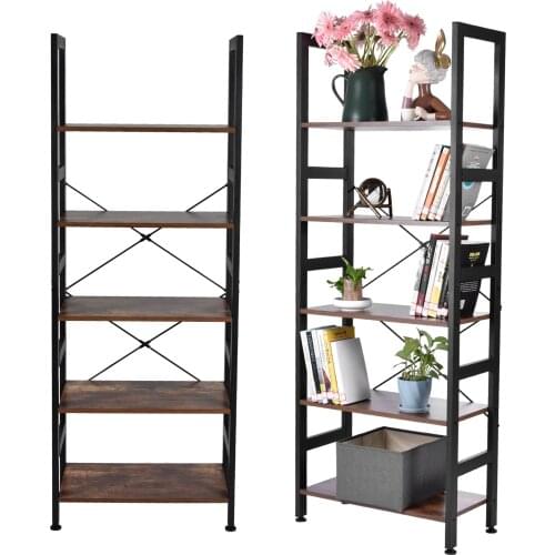 5-layer Floor Corner Shelf Book Decoration Goods Storage Rack Organizer BookShelf Creative Living Room Sundries Corner Shelf