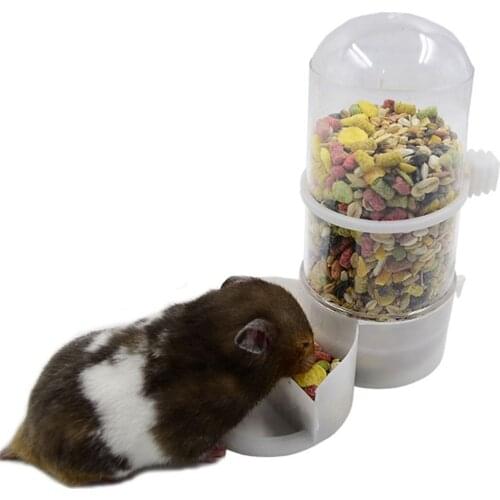 Automatic Feeder Hedgehog Squirrel Utensils Small Pet Bird Food Dish Rabbit Guinea Pig Automatic Feeding Dispenser