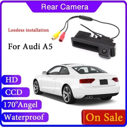 Car Camera For Audi A5 S5 RS5 2007~2020 Back up Handle Camera Waterproof Function CAM