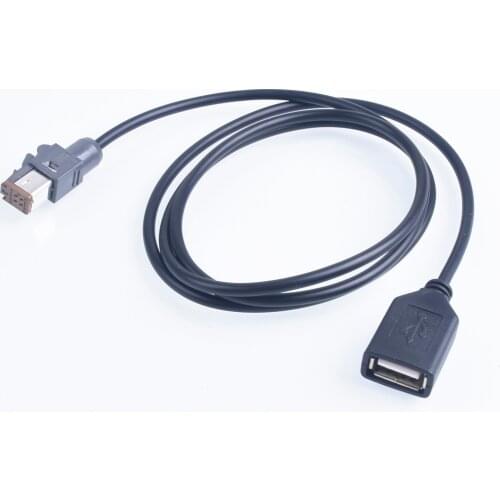 Car Aux Audio Input Media Data Wire Plug To USB Adapter Conector For Subaru Forester XV Outback Legacy