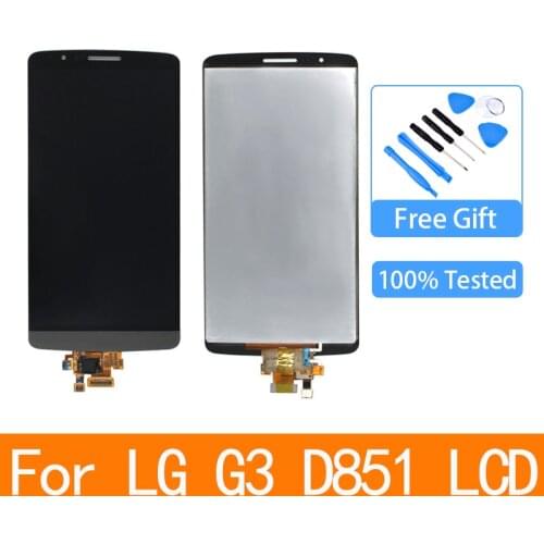 For LG G3 Lcd Display Touch Screen Digitizer Assembly for LG G3 F460/G3 D850/G3 D851/G3 D855/G3 LS990 Display