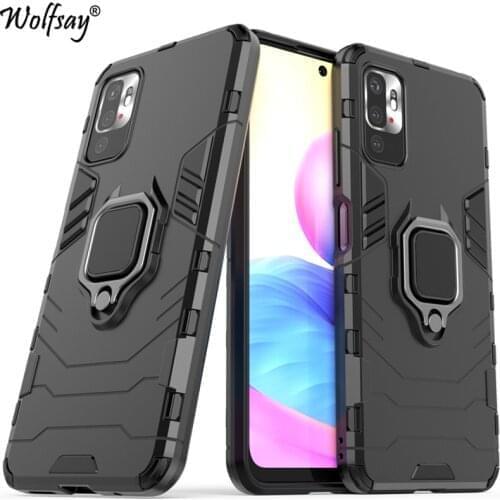 For Xiaomi Poco M3 Pro 5G Case Armor Magnetic Suction Stand Full Cover For Xiaomi Poco X3 M3 Pro Case Cover For Poco M3 Pro 5G