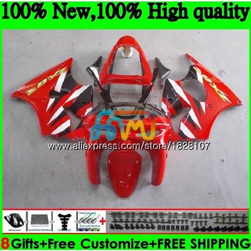 Hot red blk Body For KAWASAKI ZX-6R 6 R ZX-636 ZX600 600CC ZX6R 98 99 28BS.24 ZX636 ZX600CC ZX 636 6R 98 99 1998 1999 Fairings