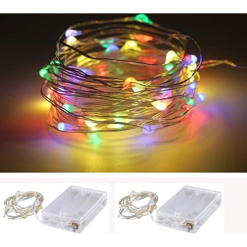 Светодиодные гирлянды с прозрачным проводом HOPEHONG China At AliExpress