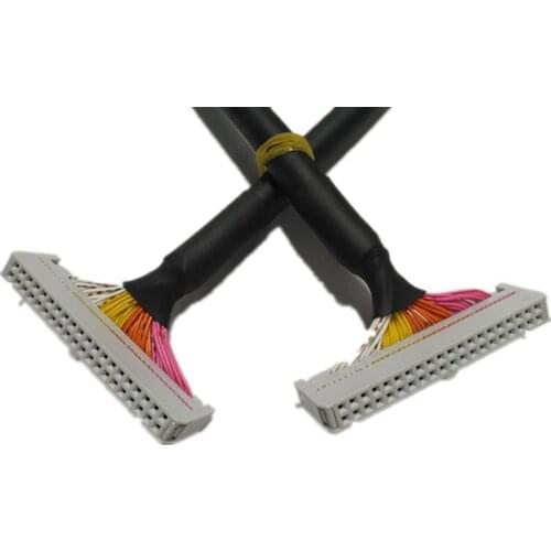 IDE Cable 10P 14P 16P 20P 26P 30P 34P 40P 50P 64P Shield FC-2*15 2.54mm Flat Cable FC-10P FC-14P FC-16P FC-20P FC-26P FC-50P